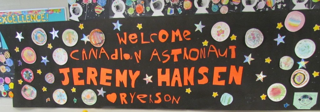 Welcome Canadian Astronaut Jeremy Hansen!