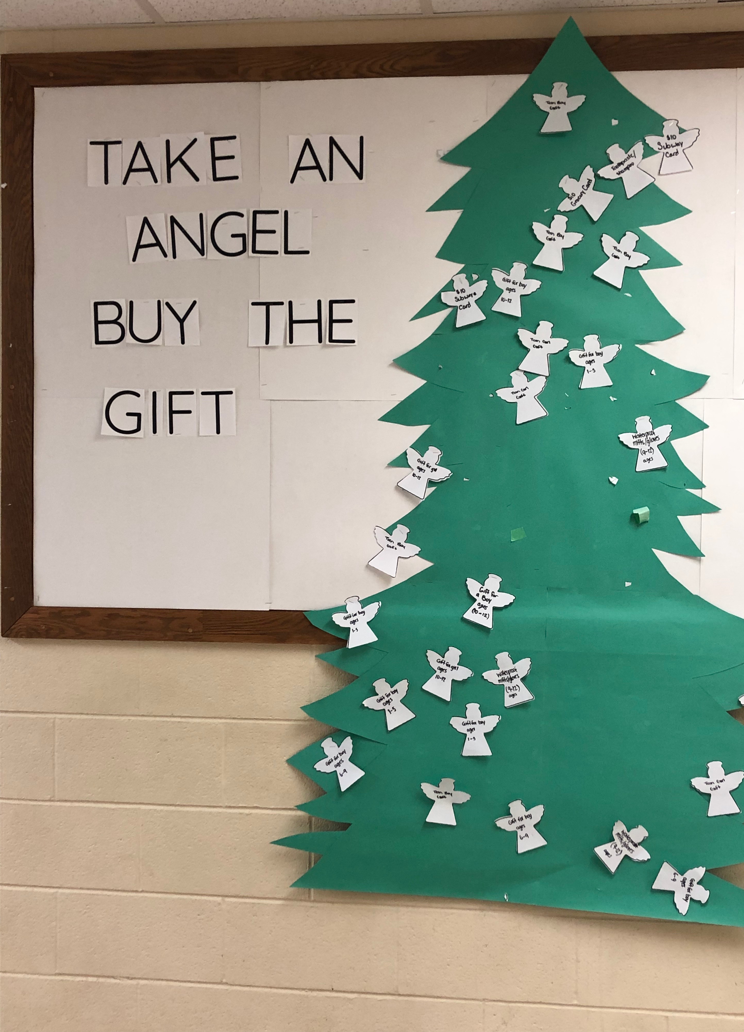 Day 8 Angel tree at EDSS supports Woolwich Community Services (Elmira