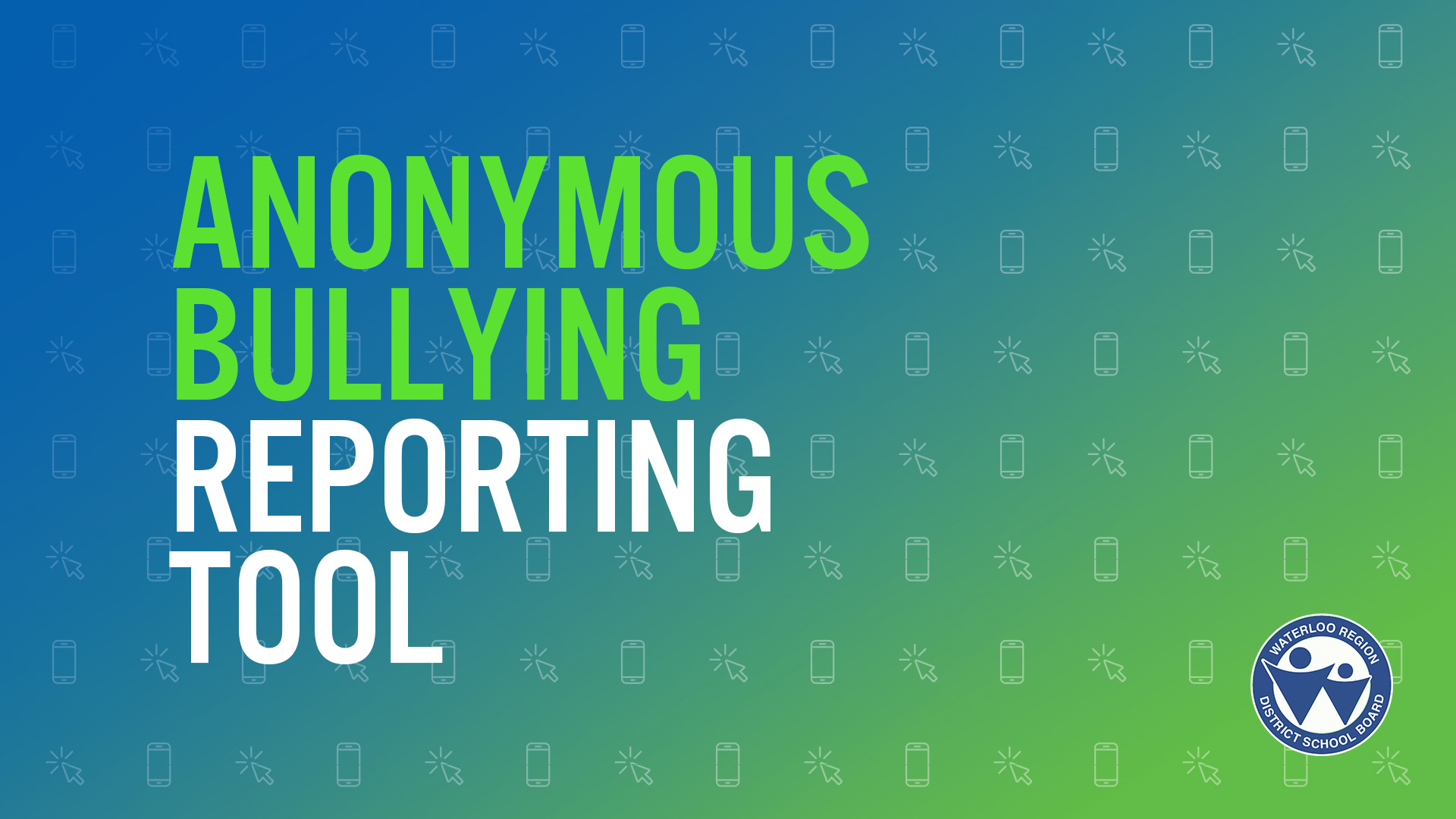 Anonymous Bullying Reporting Tool