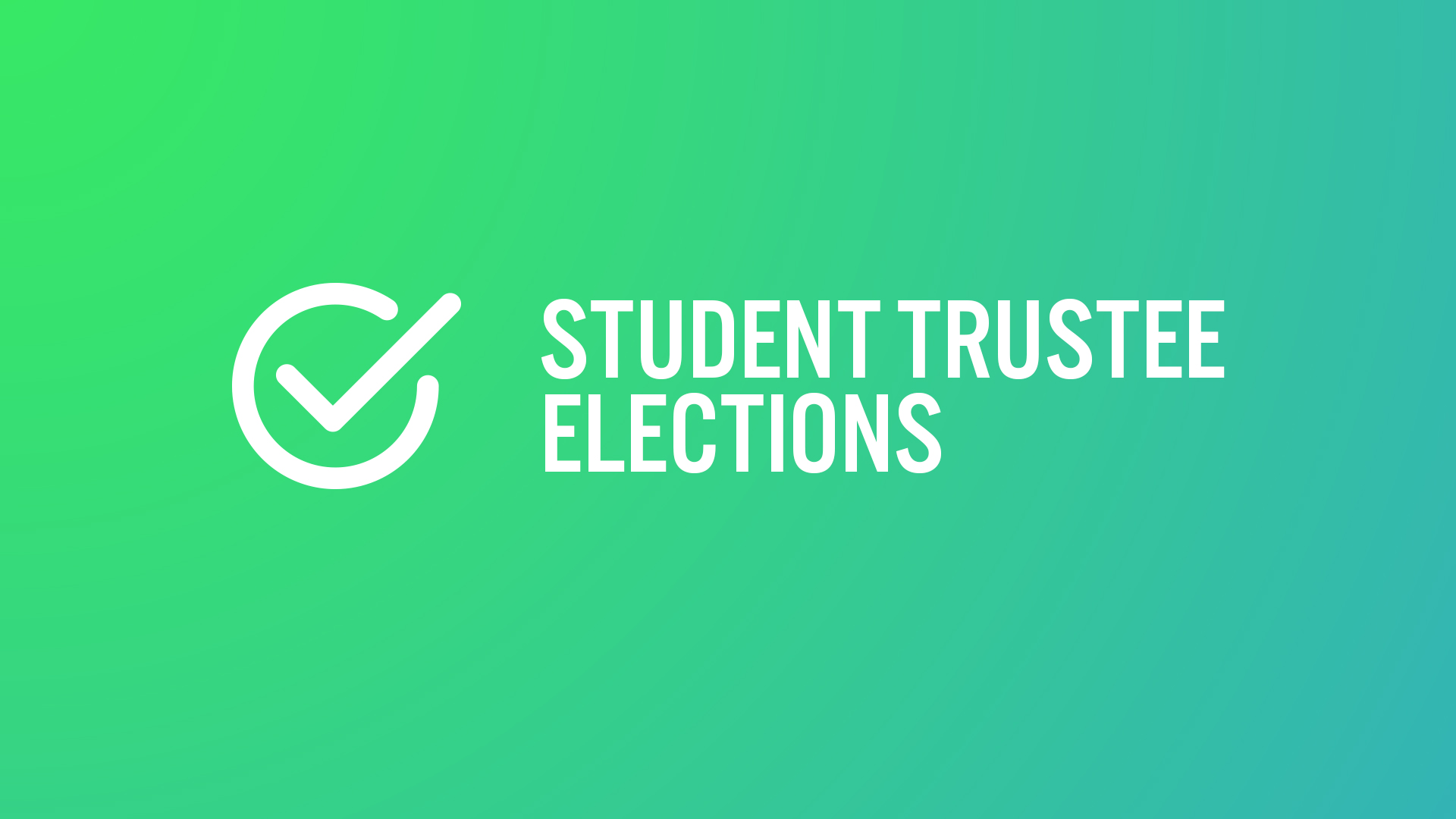 Student Trustee Elections