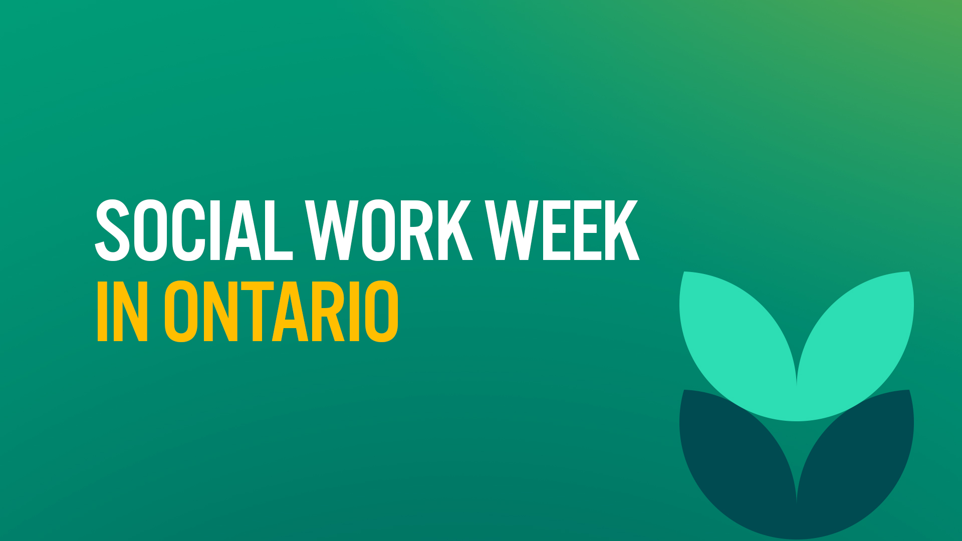 Social Work Week in Ontario