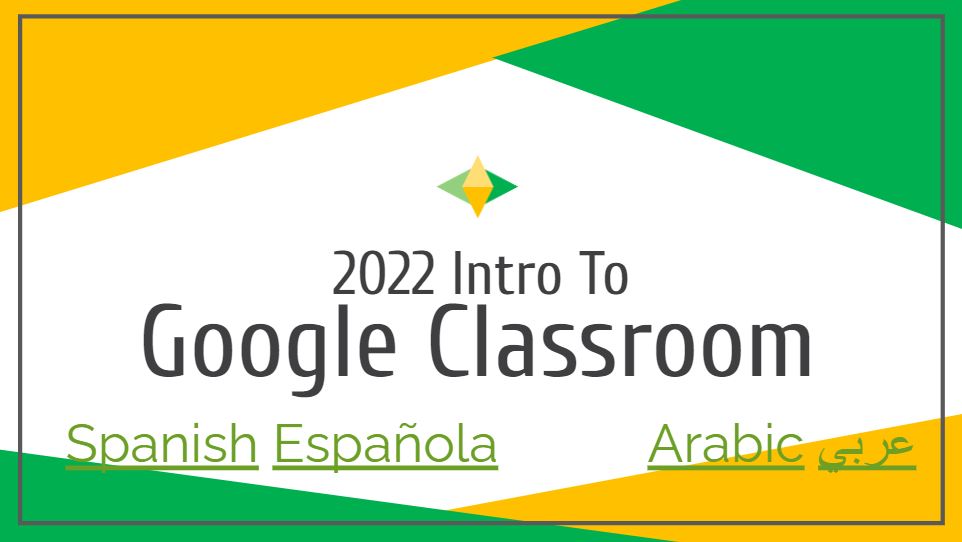 Screenshot of Intro to Google Classroom Resource