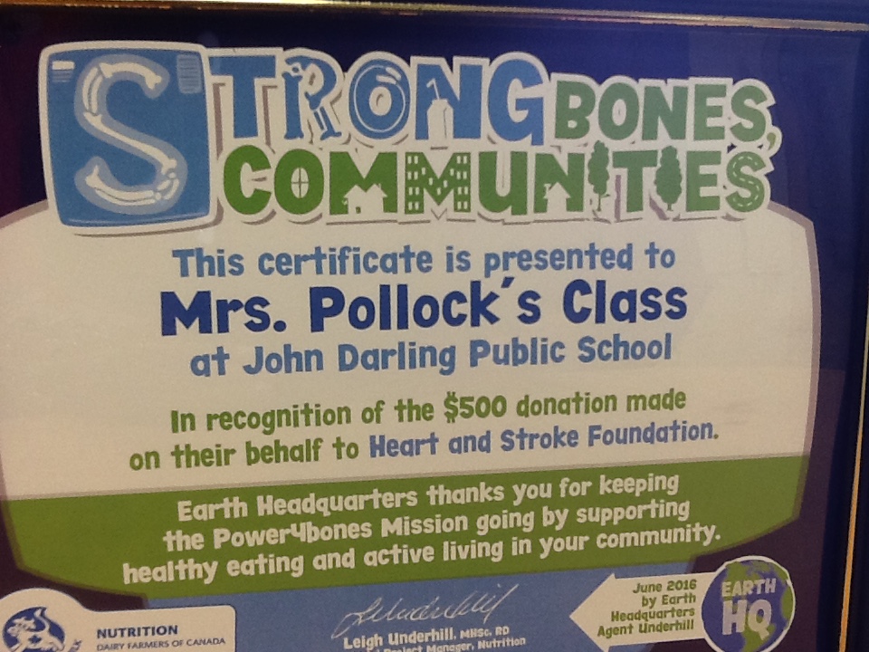 Congratulations to Mrs. Pollock's class!