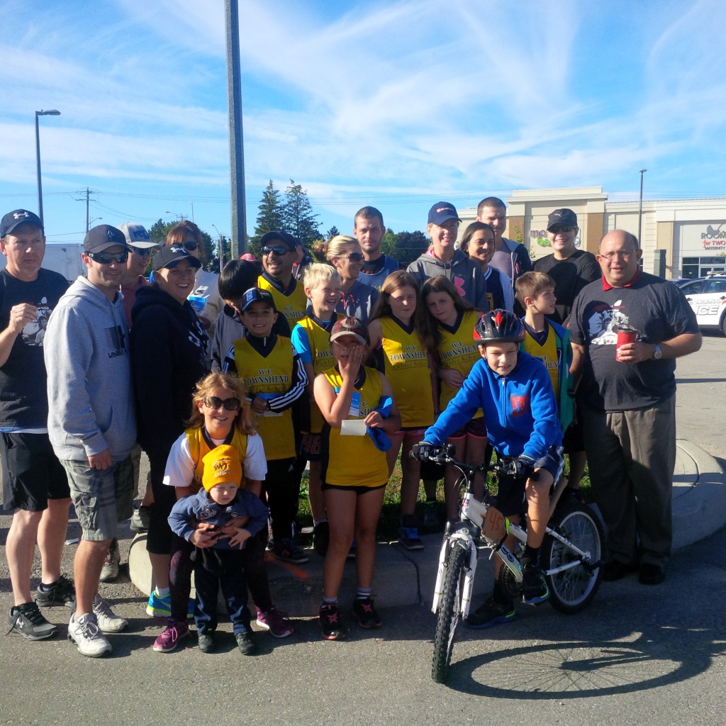W.T. Townshend PS represents at the 35th annual Terry Fox Run. Look! They even met Kitchener Mayor Berry Vrbanovic.