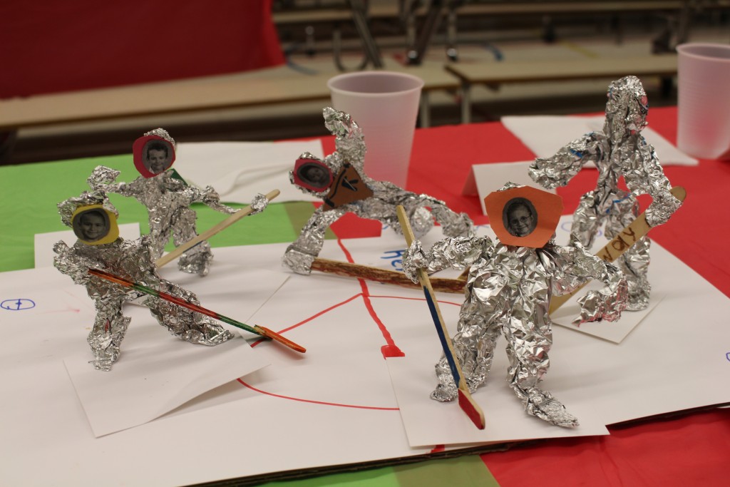 Some great examples of student art using the silver theme.