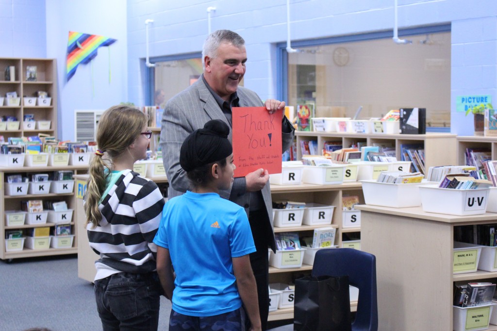 Students thank Mayor Jaworsky for coming to visit, and teaching them about municipal government!