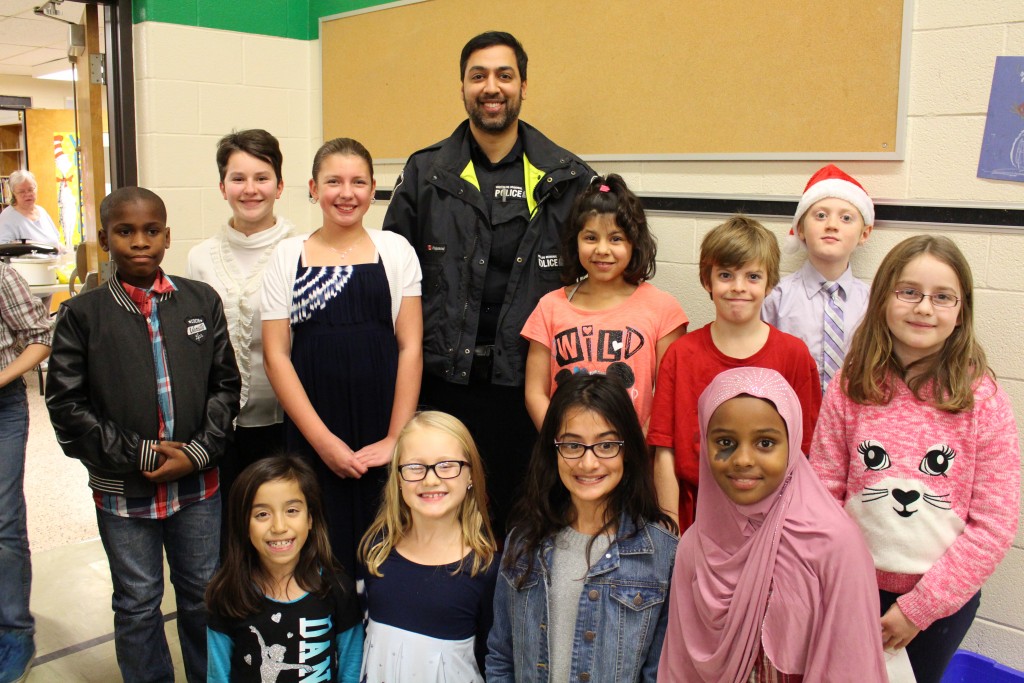 Thank you to Cst. Rajasansi for stopping by.