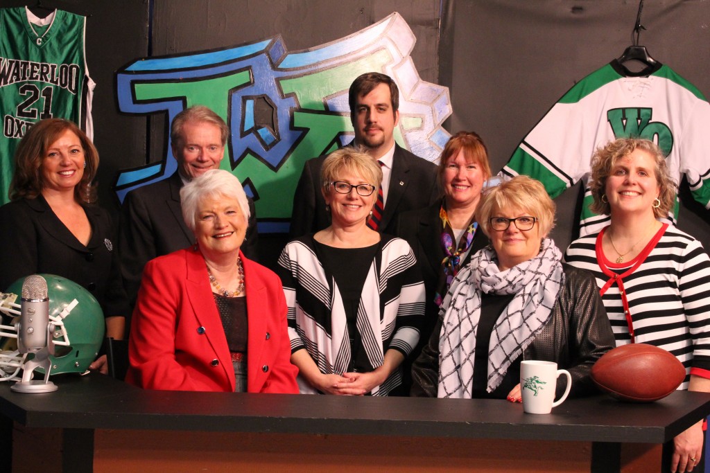 Our senior staff with the Honourable Liz Sandals.
