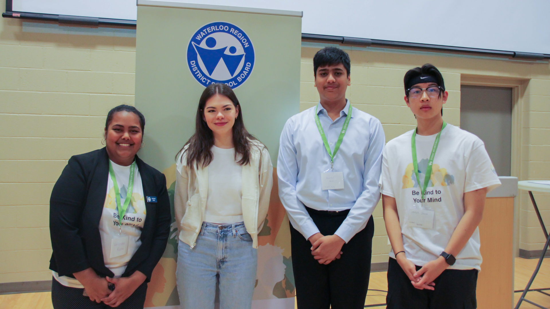 Student Trustees and keynote speaker at Student Wellness Conference