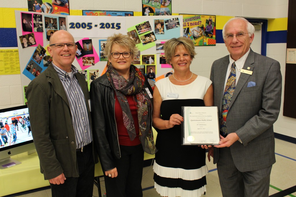 Left to right: Superintendent of Education Scott Lomax