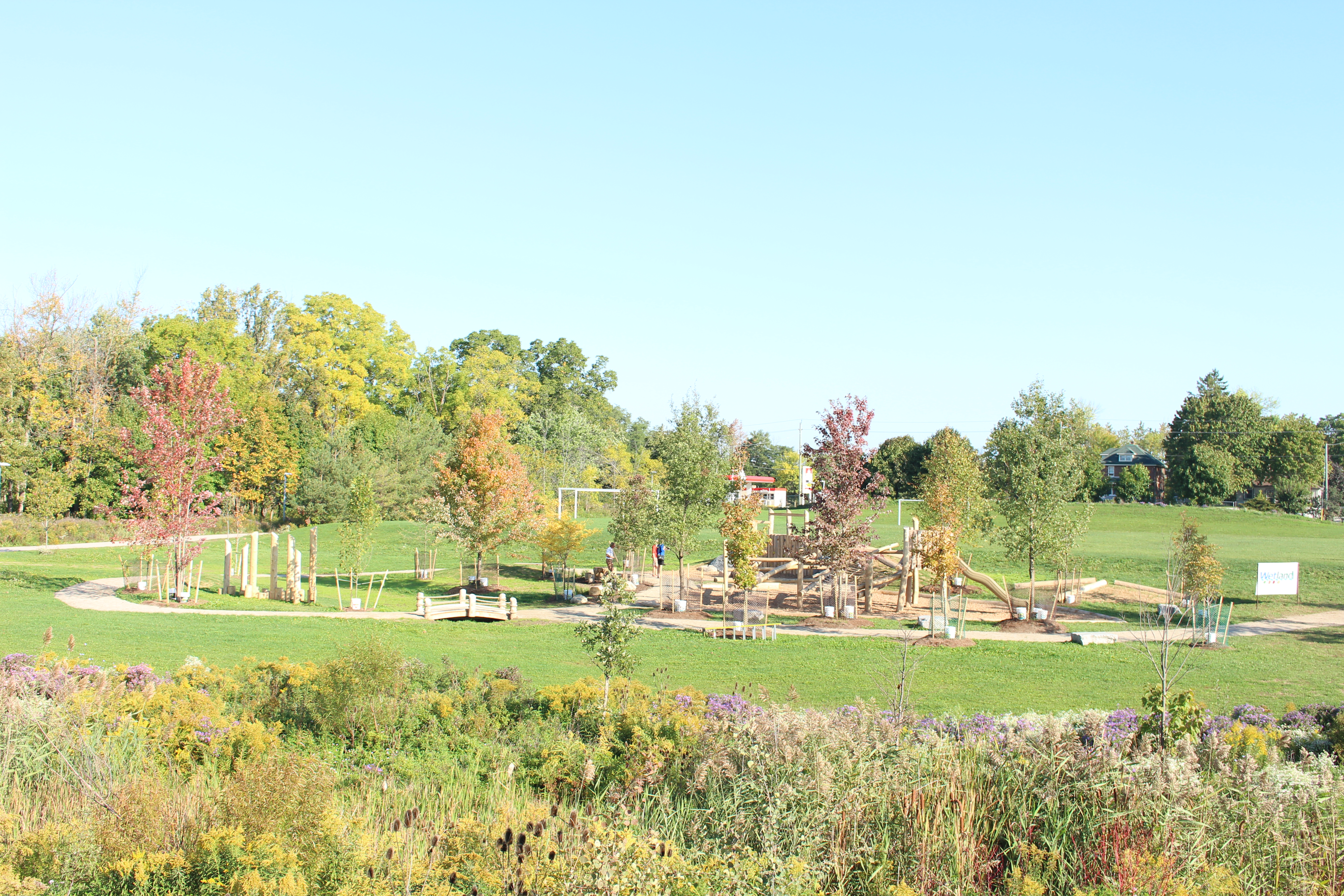 new outdoor learning space.