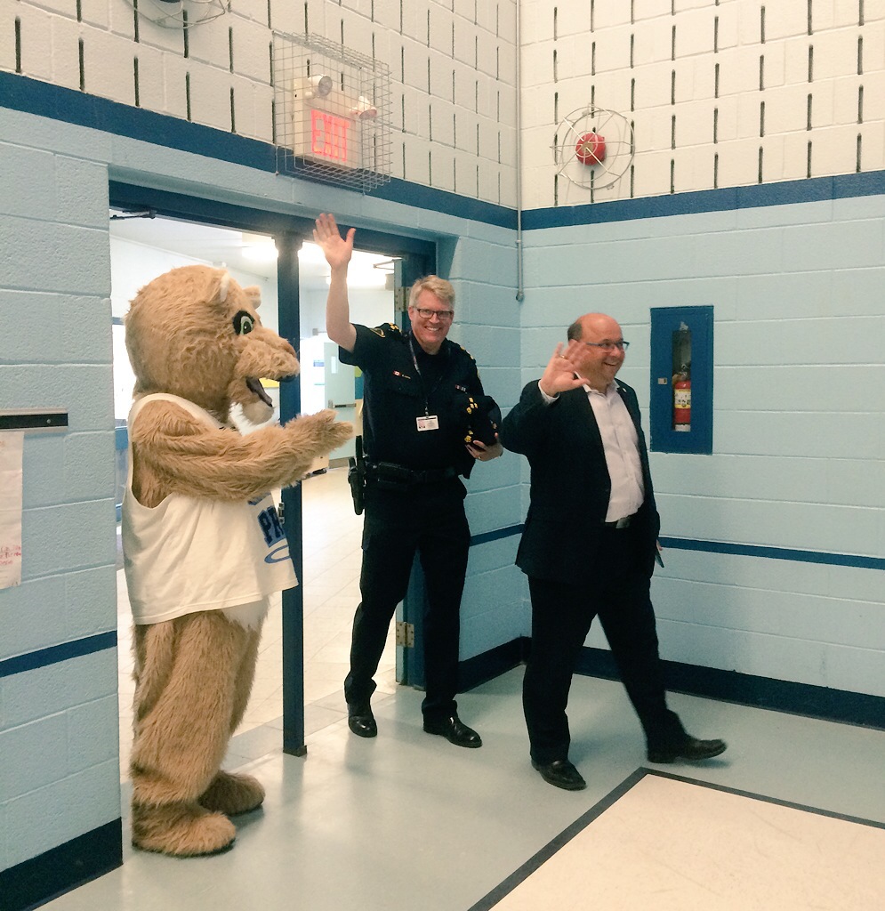 Welcoming special guests