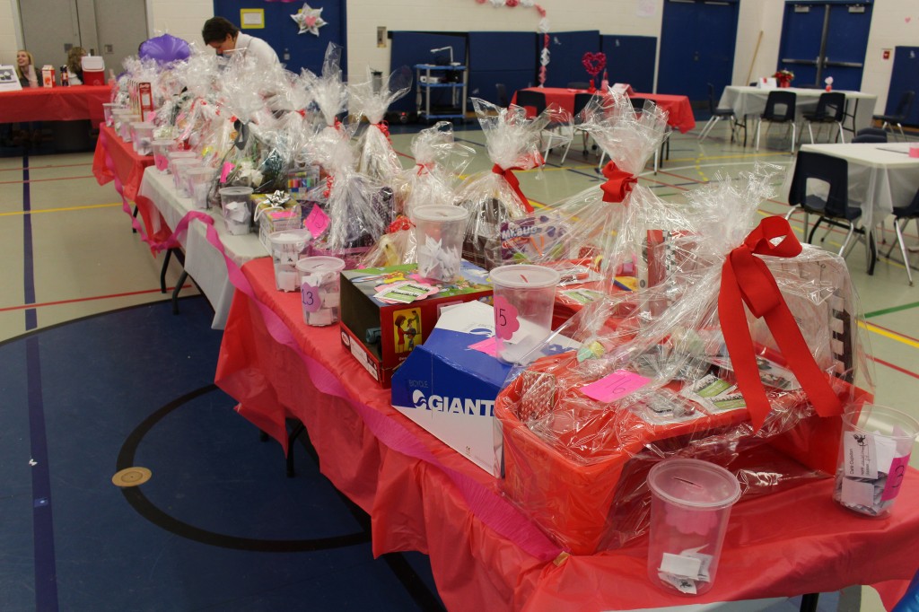Look at all those raffle prizes!
