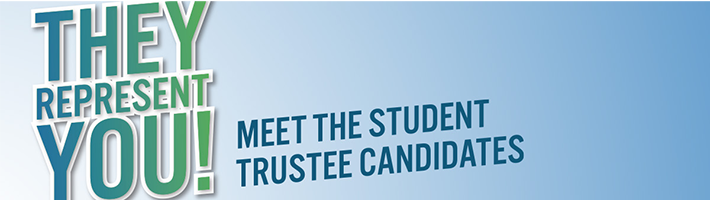 Student Trustee Election Card