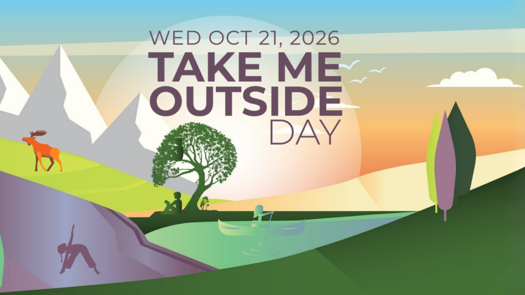Wed, Oct 21, 2026 Take Me Outside Day