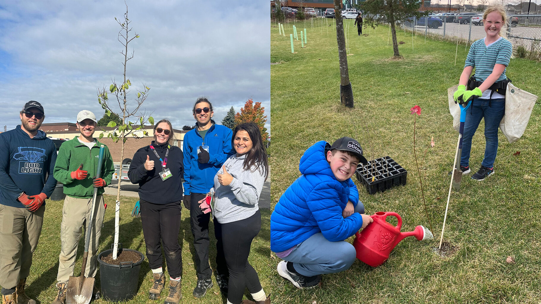Students, Staff and Volunteers Dig In to Bring New Trees to WRDSB Schools
