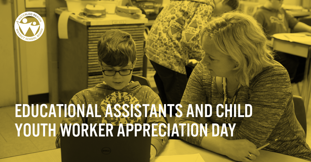 Educational Assistant and Child & Youth Worker Appreciation Day