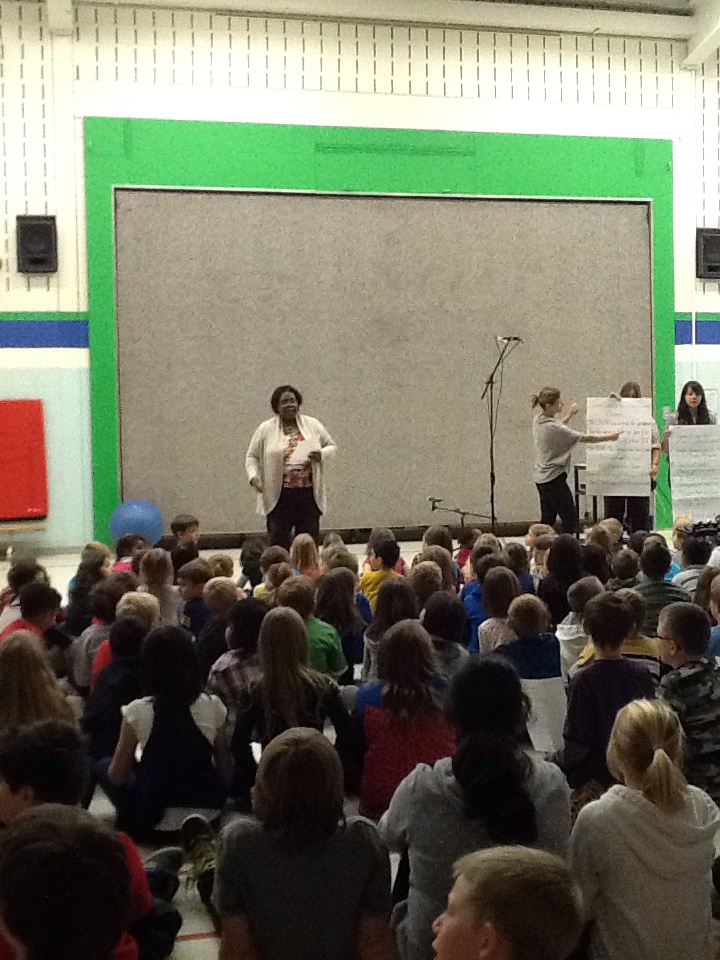 John Darling staff help through the workshops.