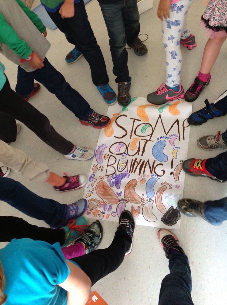 Stomp out bullying.