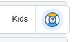 Screenshot of a tab that says “Kids” beside an icon of a question mark in a circle with orange and blue panels.