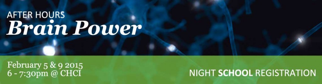 Winter 2015 Night School registration information